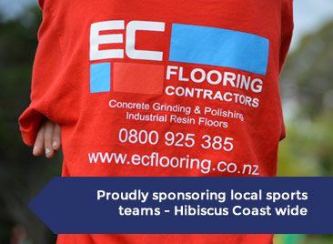 EC-Flooring Proud sponsors of Hibiscus coast sports